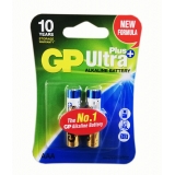 Батарейка GP  Ultra  +  Alkaline  AAА  (2шт)  блістер