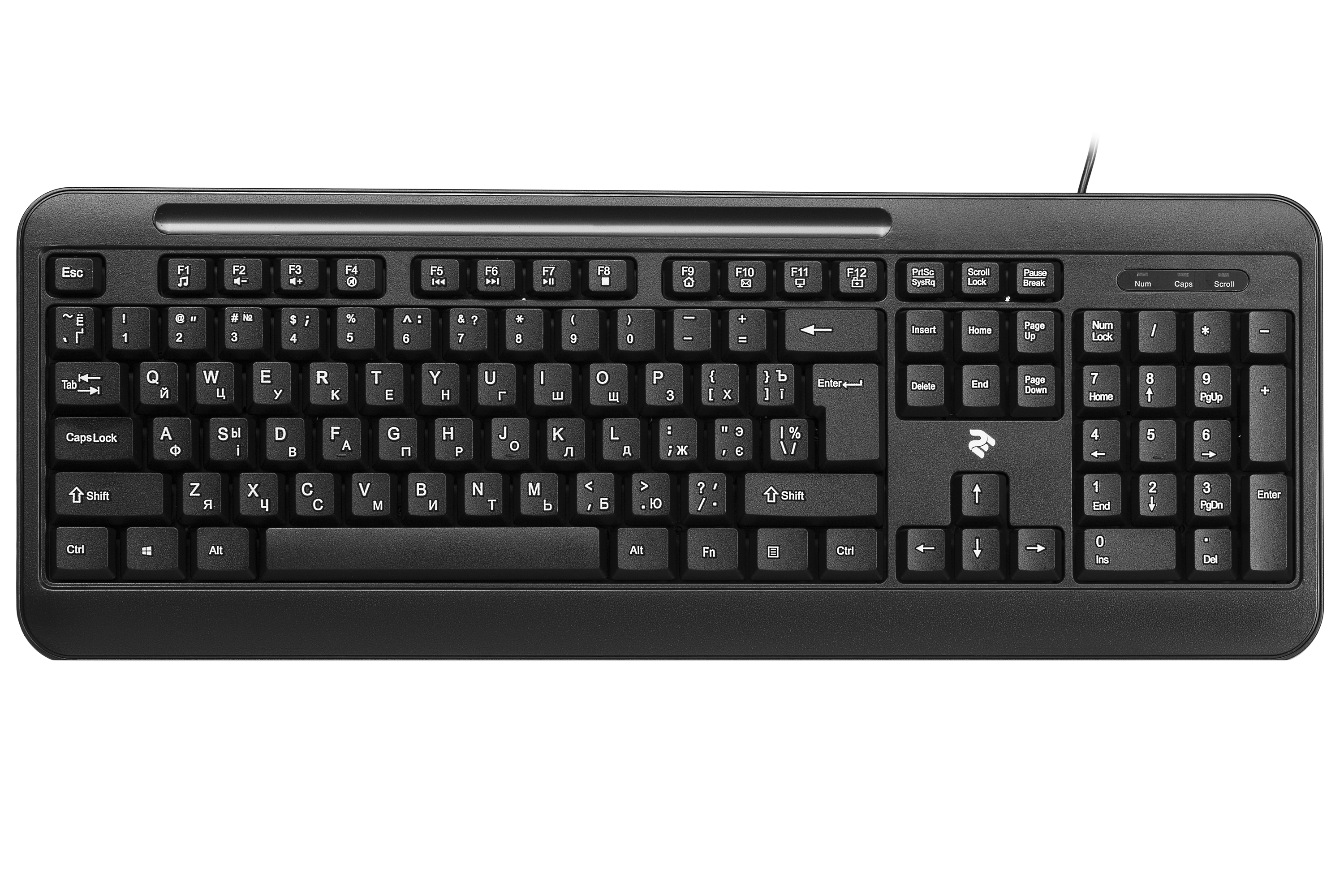 Клавіатура 2E  KM1040  USB Black