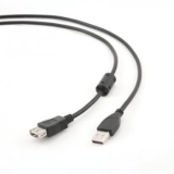 Подовжувач USB  1,5м  (AM/AF)  Cablexpert ферит