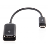 Кабель OTG USB2.0  AF to microUSB  0,1м