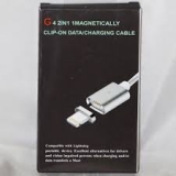 Кабель USB  AM to Lightning  1,0м  magnetic CLIP-ON