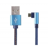 Кабель USB  AM to microUSB  1,0м  Cablexpert  кутовий