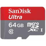 Карта пам'яті microSDXC  64Gb (Class 10)  SanDisk  UHS-I  Ultra