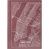 Книга канцелярська  96арк клітина  AXENT  тверда обкладинка Maps New York