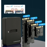 Док-станція для жорстких дисків Gembird USB Type-C M.2 SATA & NVME SSD Док-станція для жорстких дисків Gembird USB Type-C M.2 SATA & NVME SSD