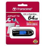 USB 3.0 флеш  64Gb Transcend JF  790  Black