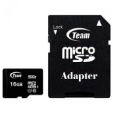 Карта пам'яті microSDHC  16Gb (Class 10)  Team  UHS-I + SD адаптер