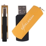 USB флеш  16Gb eXceleram  P2 Series  Gold/Black