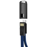 Кабель USB  AM to microUSB  0,22м  ColorWay  2.4A  синій