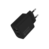 Зарядний пристрій ColorWay  Type-C PD + USB QC3.0 (20W)  V2  чорний