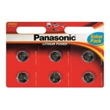 Батарейка Panasonic  CR2032  3.0V  (6шт)  блістер