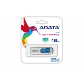 USB флеш  16Gb ADATA  C008  White/Blue