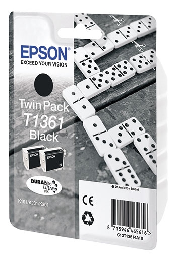 Картридж Epson  K101  T1361  Black (double)