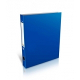 Папка реєстратор 5 см 2-D кільця Economix синя