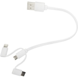 Кабель USB  AM to Lightning/Micro/Type-C  0,2м  3в1