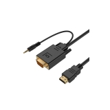 Кабель-перехідник  HDMI to VGA  Cablexpert  1,8 м аудіо