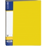 Папка пластик  40 файлів  Economix  жовта