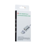 Кабель USB  AM to Type-C  1,0м  Clip-on  magnetic
