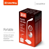 Світильник LED  ColorWay  Portable & Flexible  White з вбудованим акумулятором