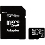 Карта пам'яті microSDHC  32Gb (Class 10)  Silicon Power   UHS-I + SD адаптер