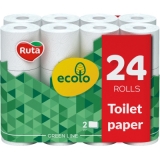 Папір туалетний Ruta Ecolo 2 шари 24 рулони