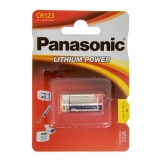 Батарейка Panasonic  CR123  BLI 1 LITHIUM