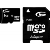 Карта пам'яті microSDHC   8Gb (Class 10)  Team + SD адаптер