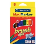 Фломастери  8 кольорів Centropen Brush