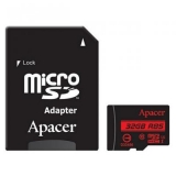 Карта пам'яті microSDHC  32Gb (Class 10)  Apacer + SD