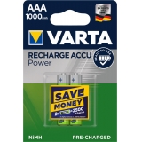 Акумулятор Varta Rechargeable Accu  тип AAA  1000мАг  (2шт)