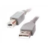 Кабель USB  AM to BM  1,8м  Cablexpert преміум  Grey
