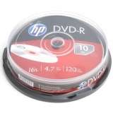 Диск DVD-R HP 4,7G Cake ( 10)