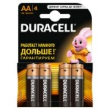 Батарейка Duracell  MN1500  AA  (4шт)  блістер