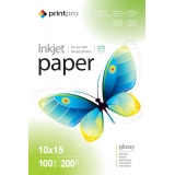 Папір PrintPro фото глянець  200g  10х15 * 100арк