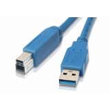 Кабель USB3.0  AM to BM  3,0м  PATRON синий