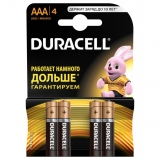 Батарейка Duracell  MN2400  AAA  (4шт)  блістер