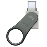 USB 3.1 флеш  32Gb Silicon Power  Mobile C80  Silver
