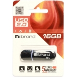 USB флеш  16Gb Mibrand  Panther Black